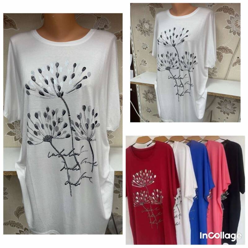Bluzki damskie Roz L-3XL, Mix Kolor Paczka 12 szt